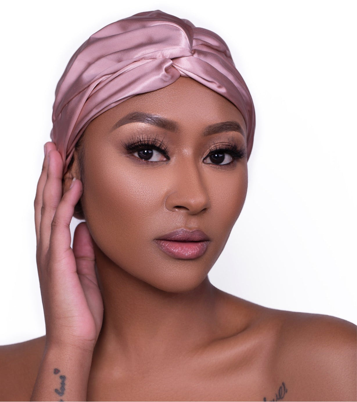 Go Sleek The Hair Co. Silk Turban One Size / Grey