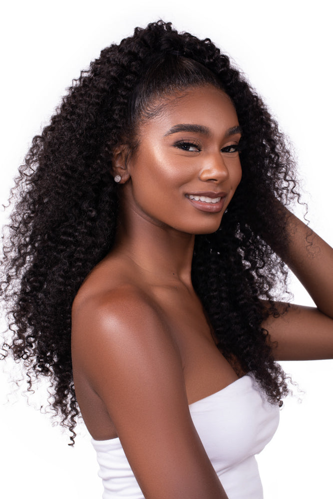 Human hair extensions for Black Women | KinkyCurlyYaki